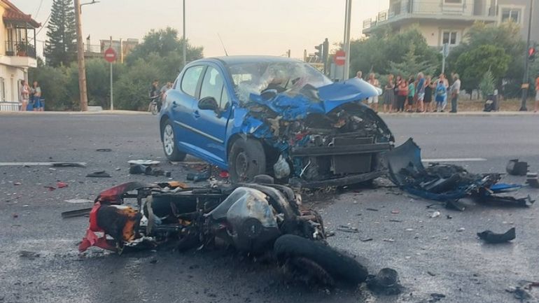 Σοβαρό τροχαίο στον περιμετρικό της Καλαμάτας